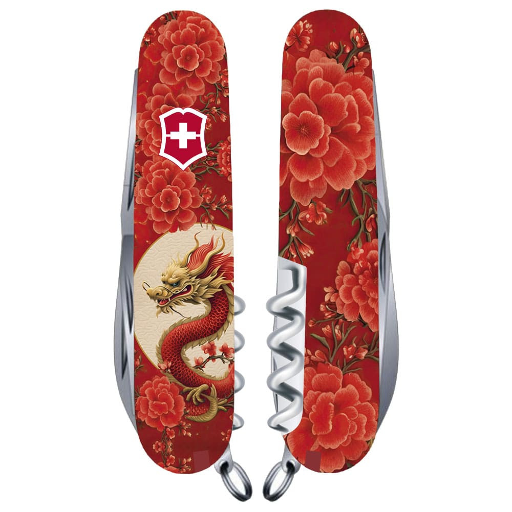 Розкладний ніж Victorinox CLIMBER ZODIAC Китайський Червоний дракон - Robinzon.ua