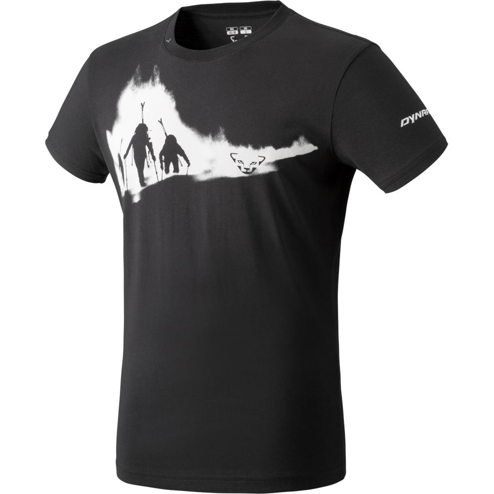 Футболка чоловіча Dynafit GRAPHIC CO M S/S TEE, black, 50/L (70998/0911 50/L) - 1 - Robinzon.ua