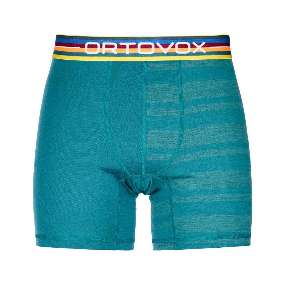 Термотруси чоловічі Ortovox 185 Rock'n'wool Boxer M, pacific green, L (4251422587563) - Robinzon.ua