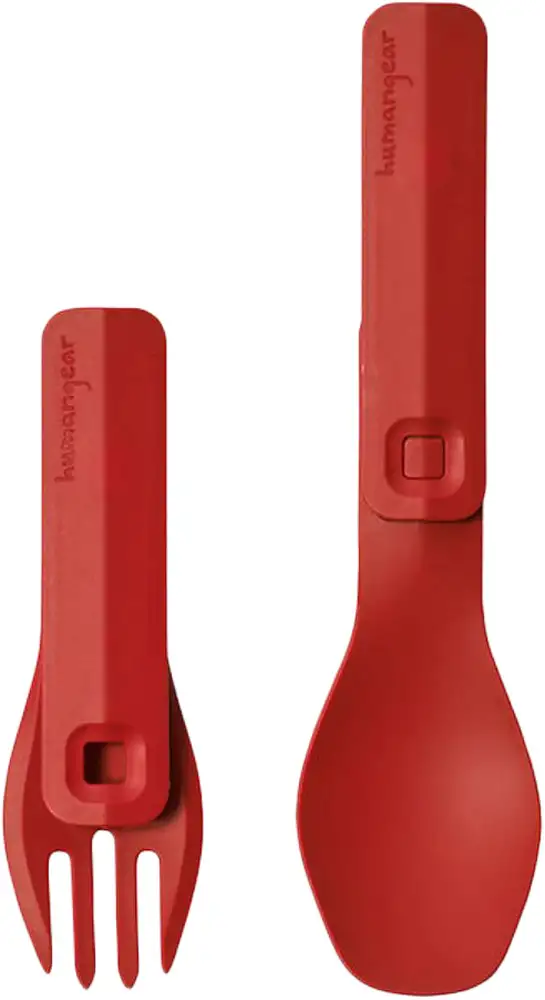 Набір столових приладів Humangear GoBites Click. Red - Robinzon.ua