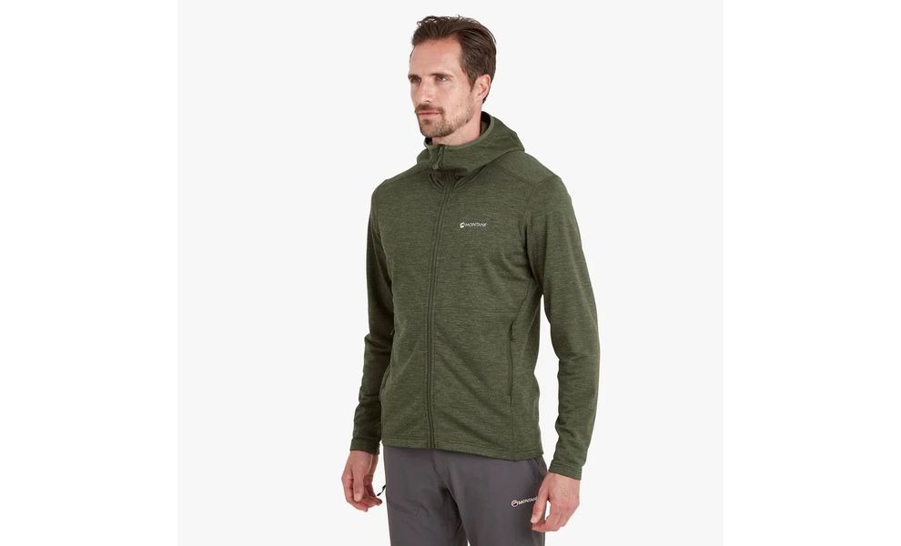 Чоловіча флісова толстовка Montane Protium Hoodie, Kelp Green, XL (5056237090678) - 2 - Robinzon.ua