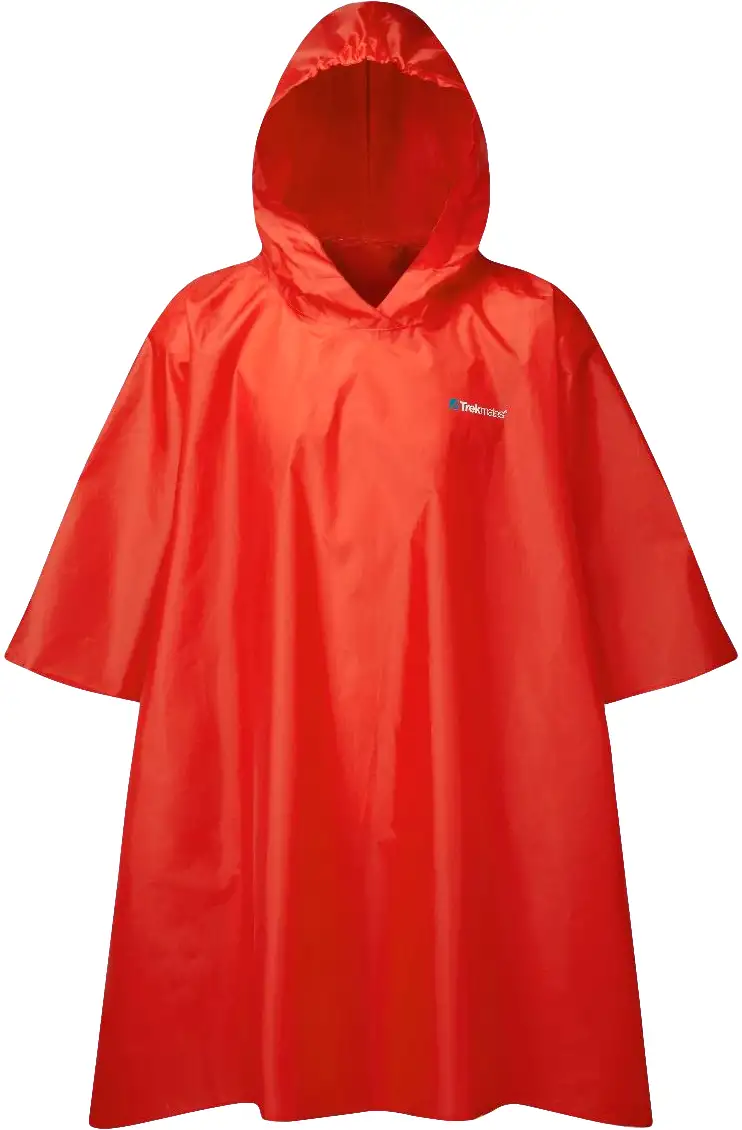 Пончо Trekmates Essential Poncho, One Size, Red (TM-003090) - Robinzon.ua
