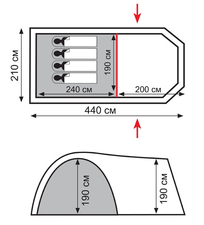 Намет Totem Catawba UTTT-024 - 1 - Robinzon.ua