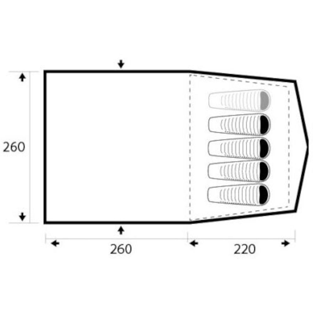 Намет Trimm Arizona II Dark Lagoon/Dark Grey - 4 - Robinzon.ua
