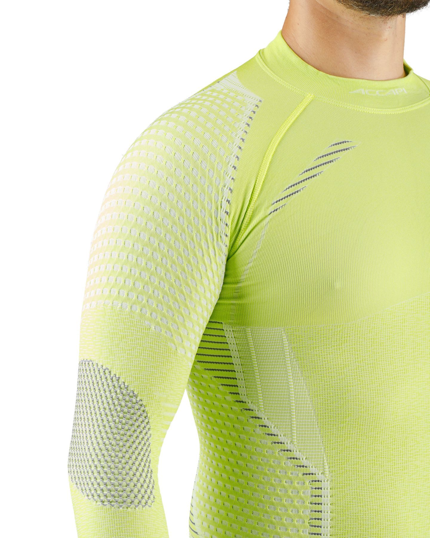 Термофутболка з довгим рукавом чоловіча Accapi Ergoracing, Lime/White, XS/S (ACC AА901.980-XSS) - 2 - Robinzon.ua