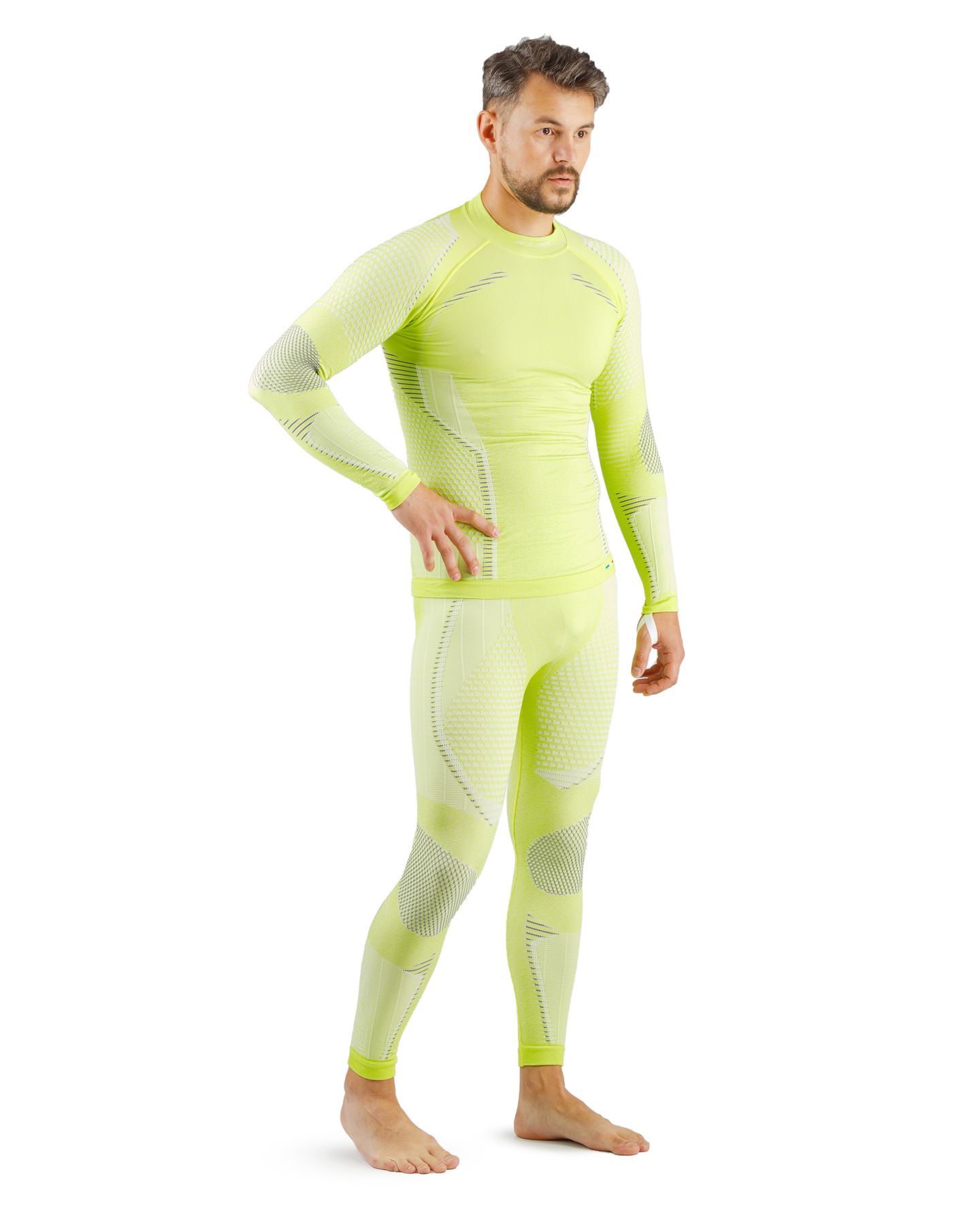 Термофутболка з довгим рукавом чоловіча Accapi Ergoracing, Lime/White, XS/S (ACC AА901.980-XSS) - 7 - Robinzon.ua