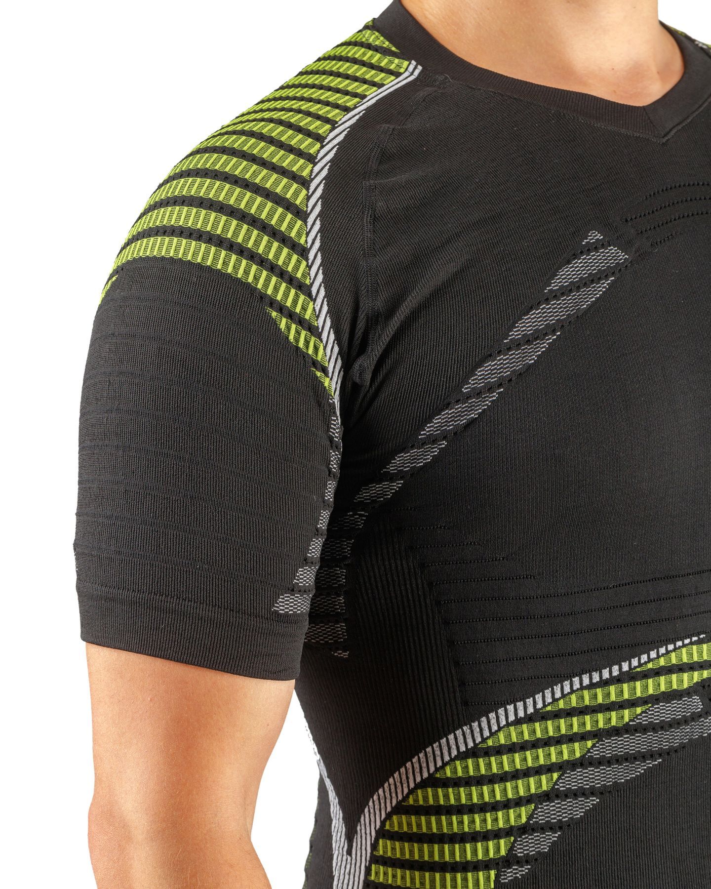 Термофутболка мужская Accapи HealthPower, Lime/Anthracite, XS/S (ACC NA400.909-XSS) - 2 - Robinzon.ua