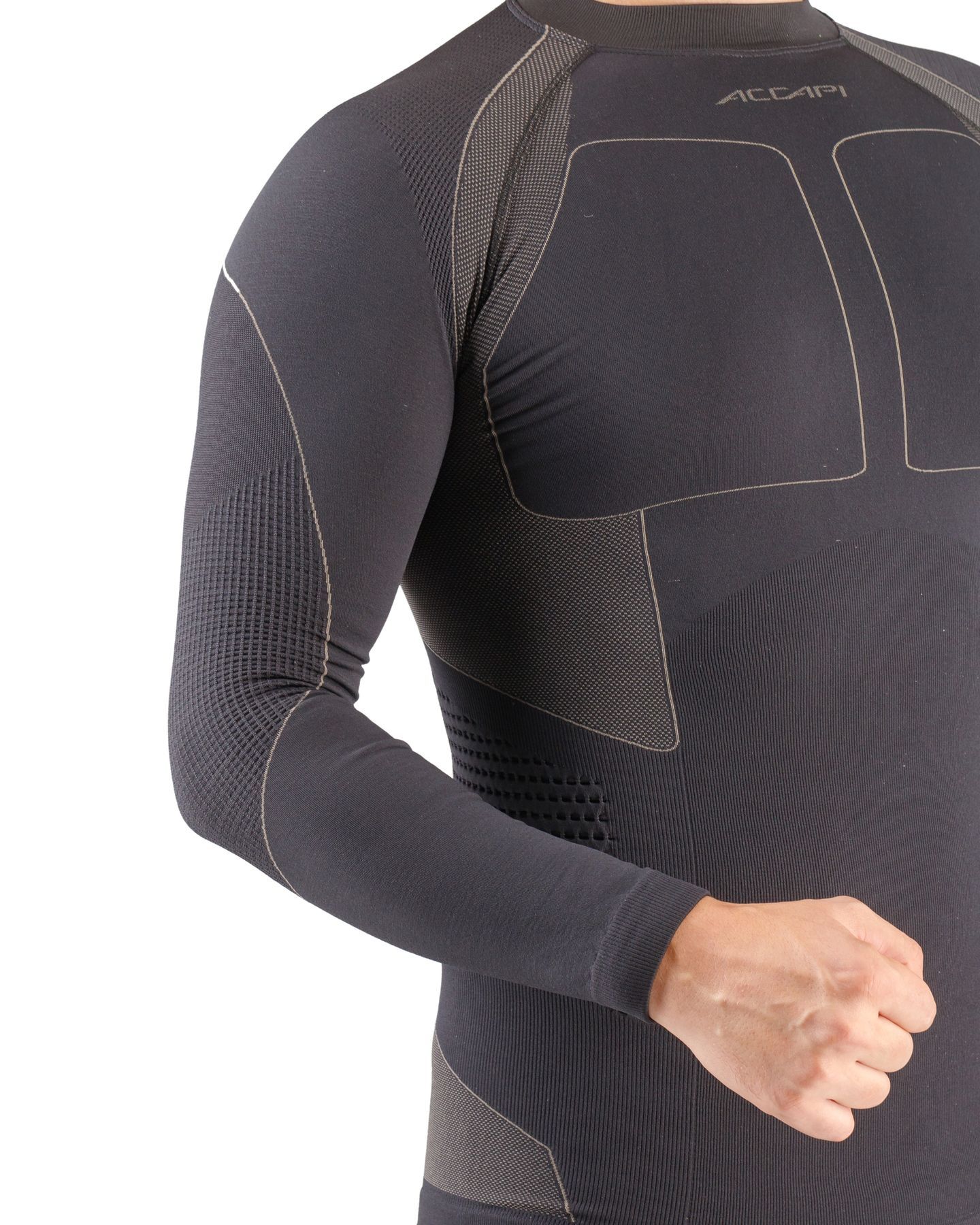 Термофутболка чоловіча Accapi Polar Bear, Black/Anthracite, р.XS/S (ACC A740.966-XSS) - 4 - Robinzon.ua