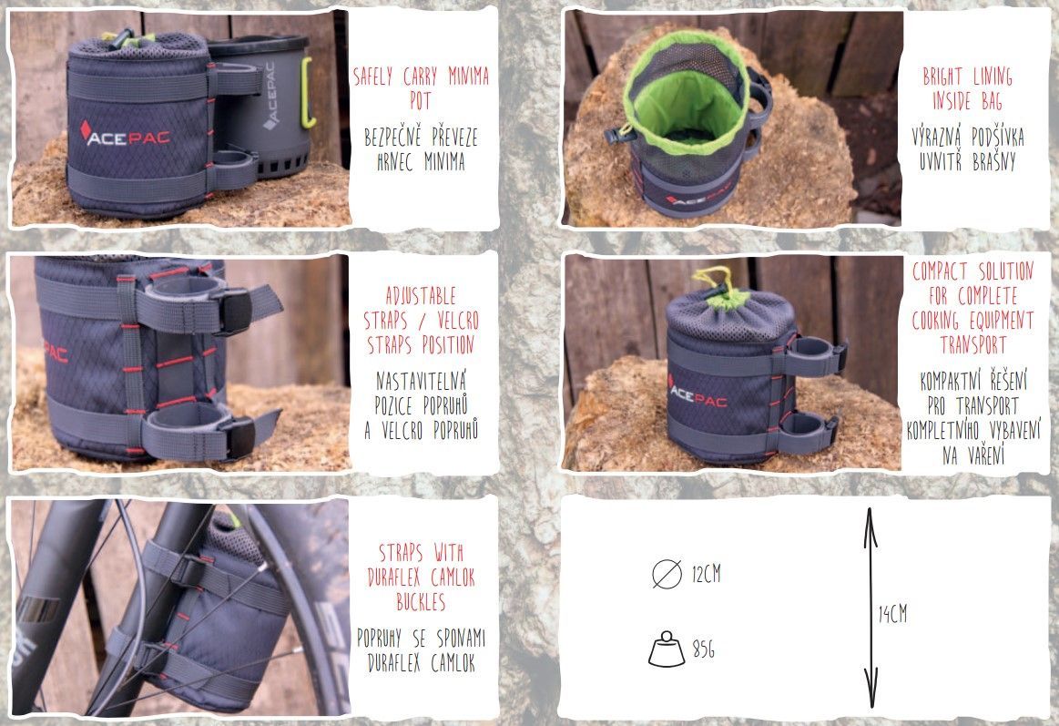 Сумка для казанка Acepac Minima Pot Bag Blue (ACPC 1122.BLU) - 2 - Robinzon.ua