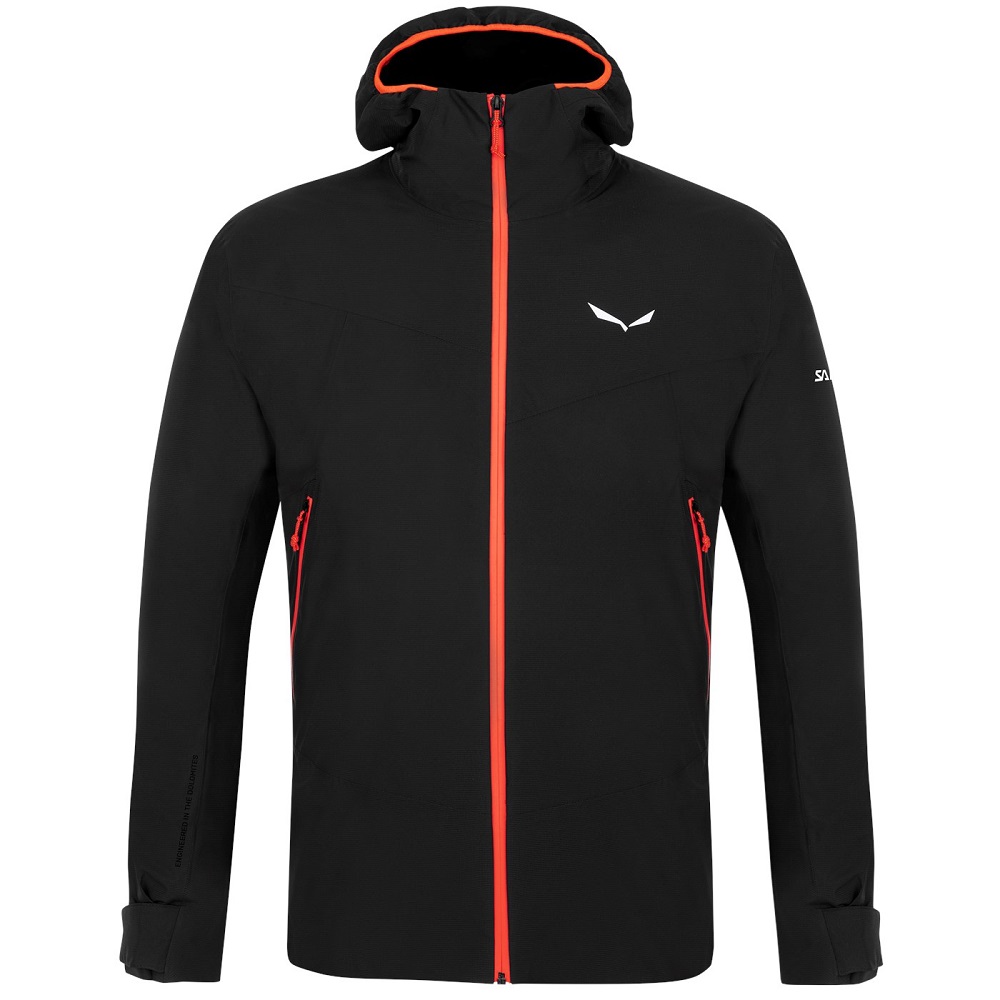 Мембранная мужская куртка для треккинга Salewa Puez PTX 2L M Jacket, black, 46/S (283740911) - 2 - Robinzon.ua