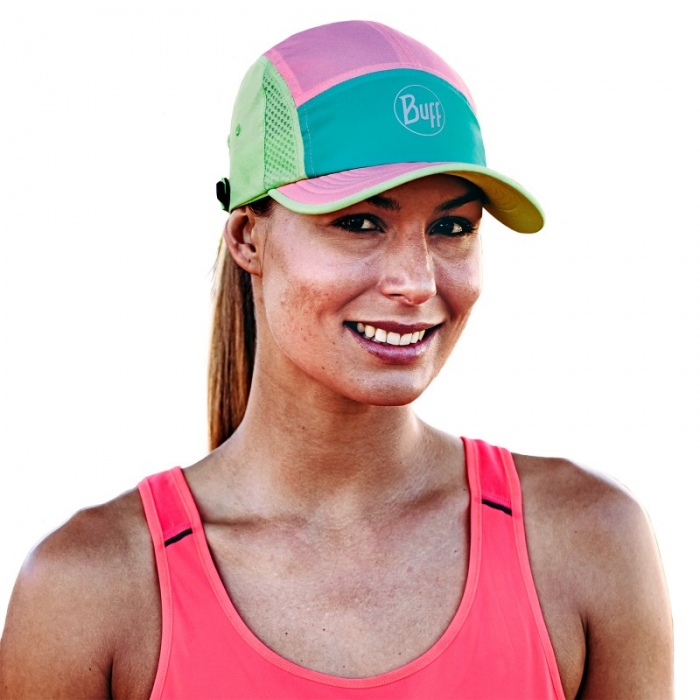 Кепка Buff Run Cap, Blocks Multi (BU 117188.555.10.00) - 1 - Robinzon.ua