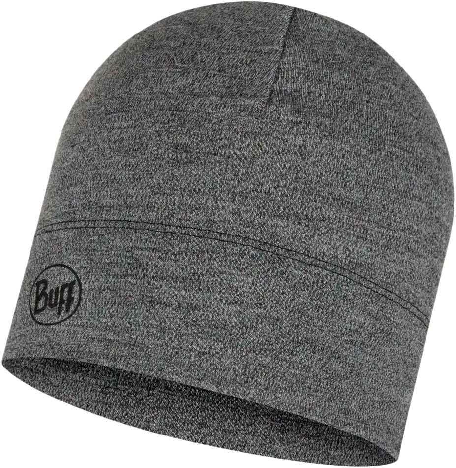 Шапка Buff Midweight Merino Wool Hat, Light Melange Grey (BU 118007.933.10.00) - Robinzon.ua