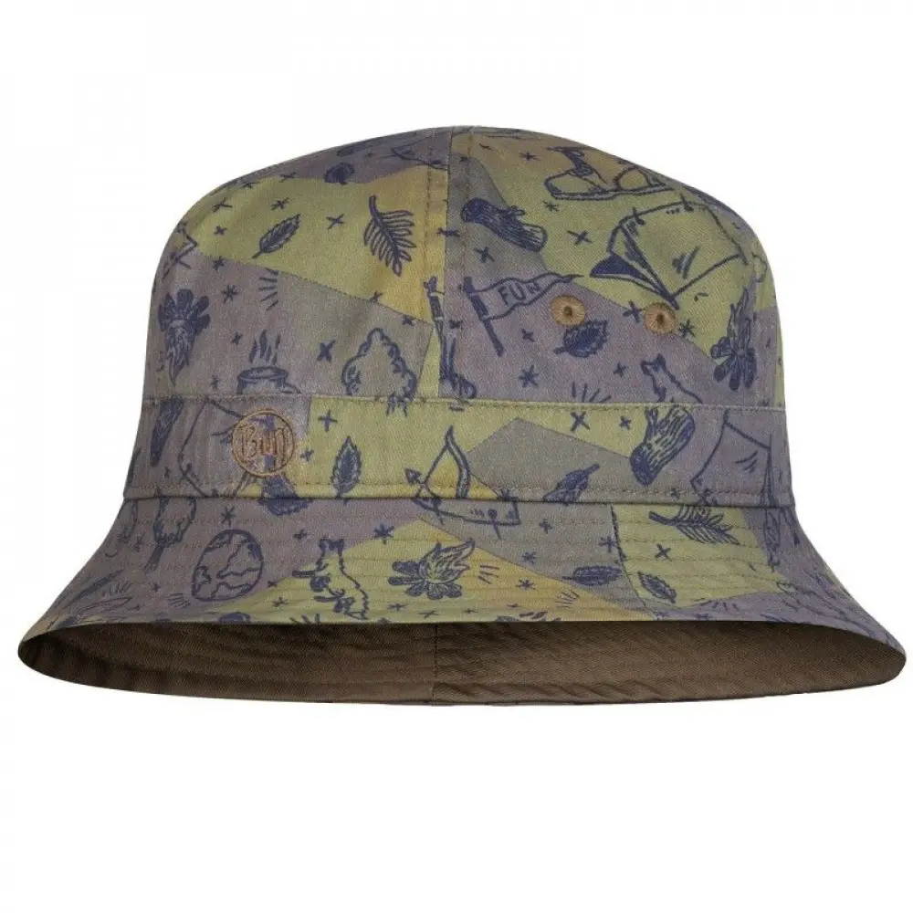 Панама дитяча (8-12) Buff Kids Bucket Hat, Camp Khaki (BU 120044.854.10.00) - Robinzon.ua