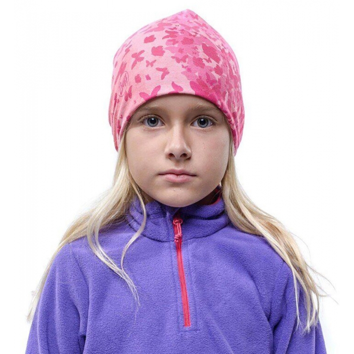 Шапка дитяча (4-8) Buff Child Microfiber & Polar Hat, Butterfly Pink (BU 118803.538.10.00) - 2 - Robinzon.ua