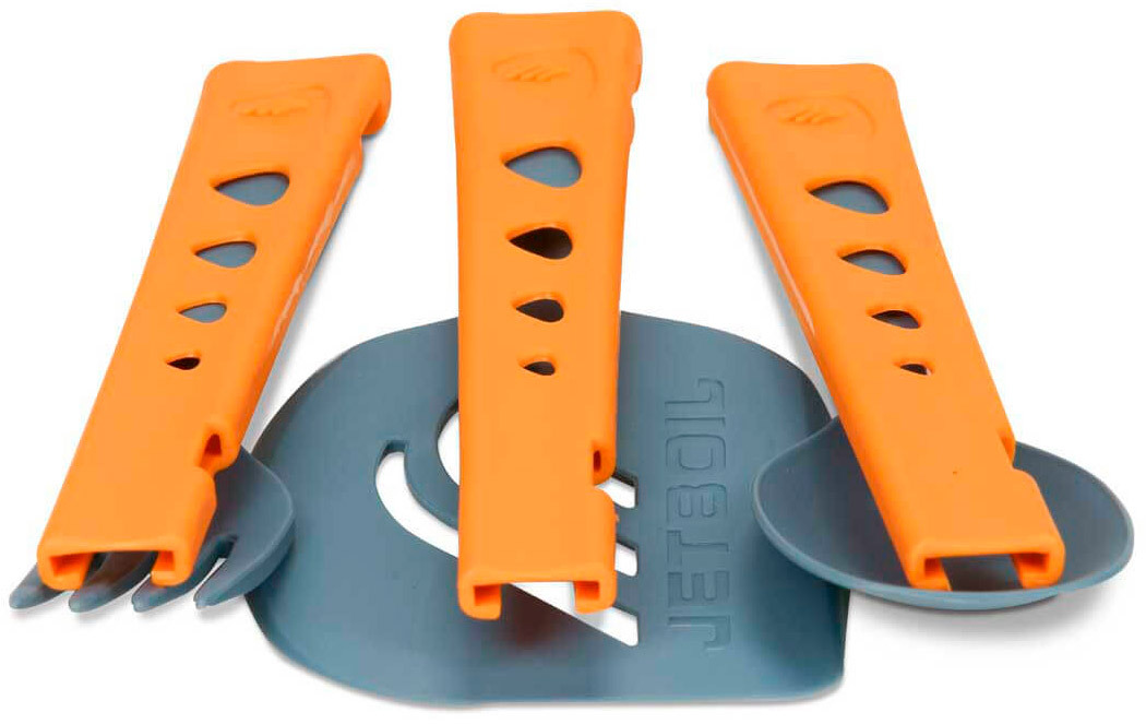 Набір столових приборів Jetboil Jetset Utensil Kit Orange (JB UTN) - 2 - Robinzon.ua
