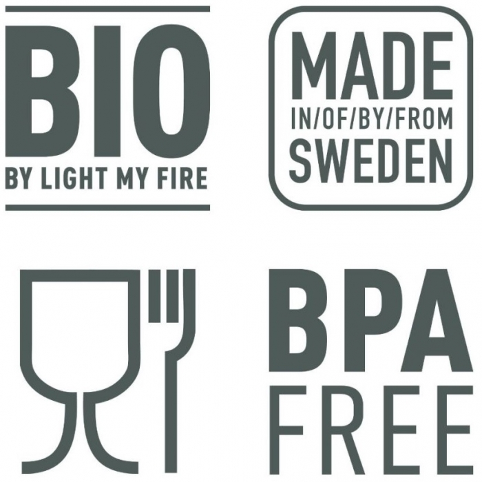 Ложка Light My Fire Spork Medium BIO bulk, Musty Yellow (LMF 2412510200) - 2 - Robinzon.ua