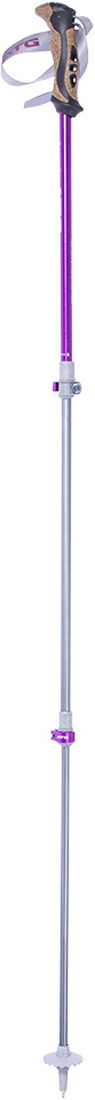 Трекінгові телескопічні палиці Pinguin Ascent FL Cork, 63-135 см, Violet (PNG 813135) - Robinzon.ua