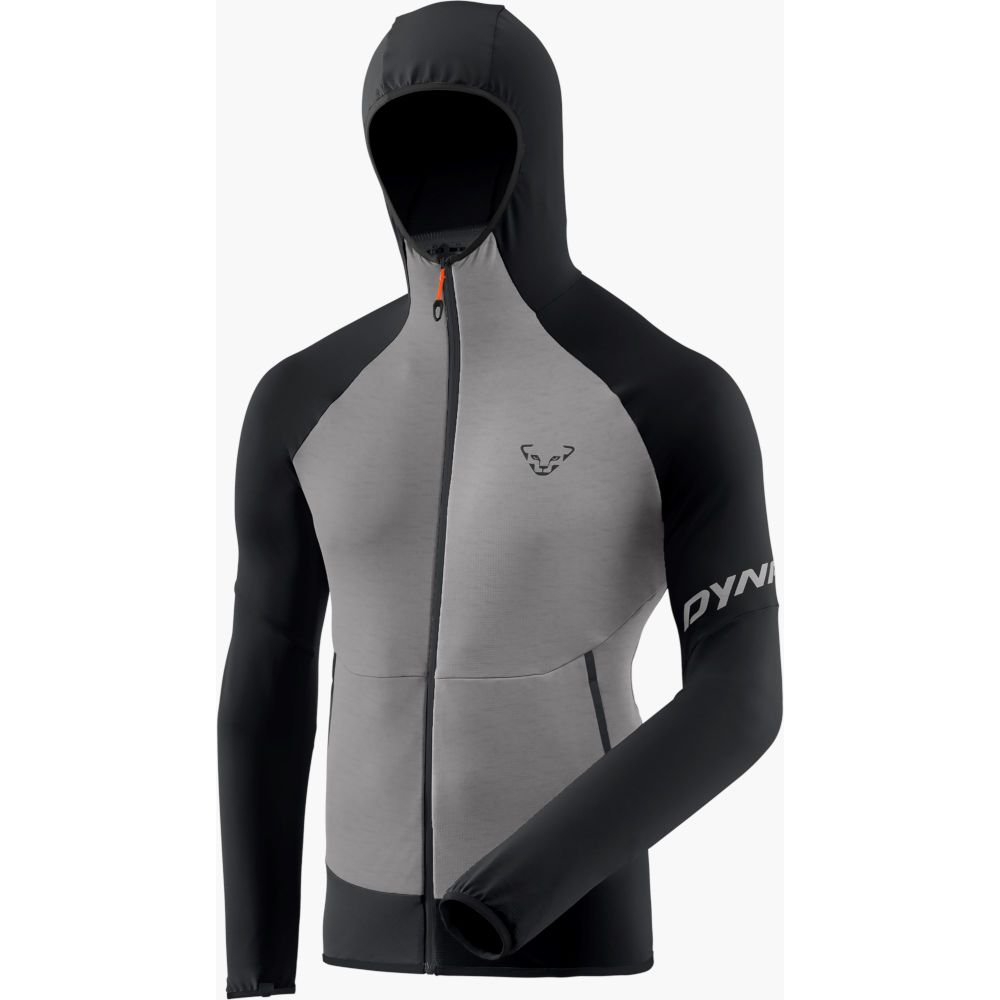Чоловіча флісова кофта з рукавом реглан Dynafit Transalper Light PTC M Hoody, black, 50/L (711760912) - Robinzon.ua
