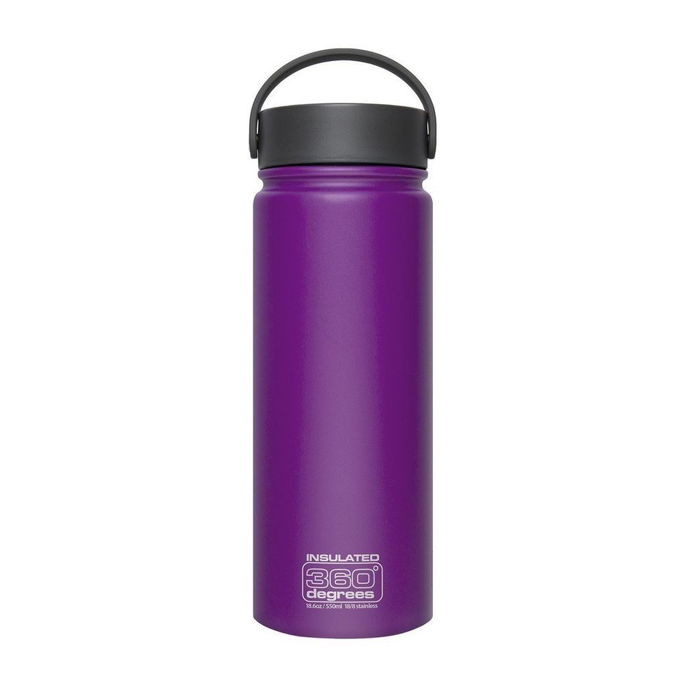 Термос 360° degrees - Wide Mouth Insulated Purple, 550 мл (STS 360SSWMI550PUR) - Robinzon.ua