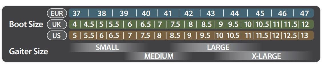 Гетри Overland Gaiters, Black, S від Sea to Summit (STS ARGS) - 1 - Robinzon.ua