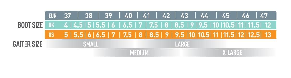 Гетры Quagmire Gaiters Canvas (PFC free) от Sea To Summit, Black, XL (STS ACP012012-070104) - 1 - Robinzon.ua