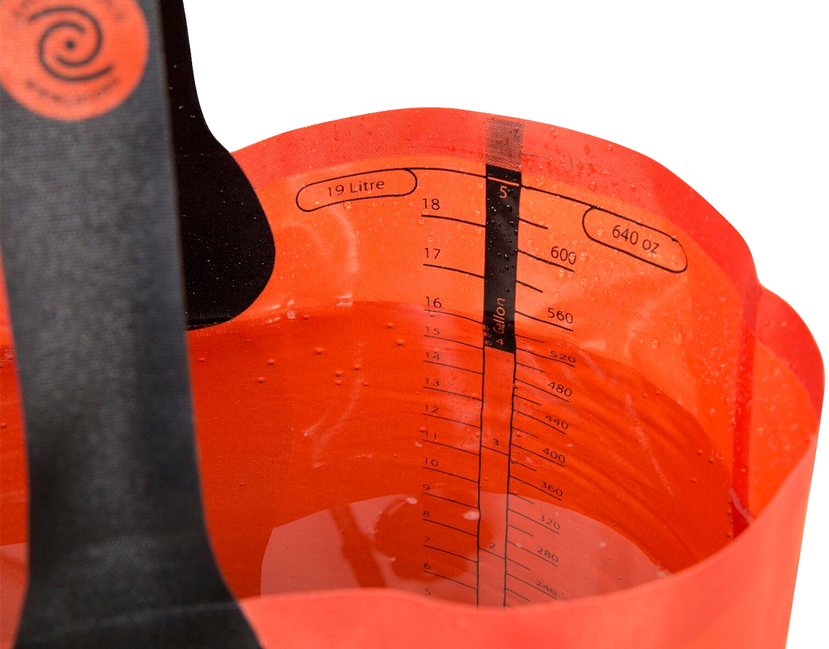 Відро Folding Bucket Red, 20 л від Sea to Summit (STS AFB20) - 2 - Robinzon.ua