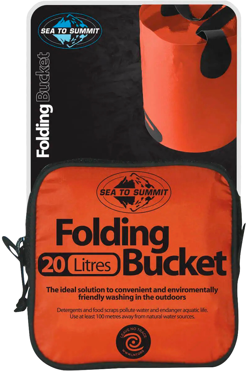 Відро Folding Bucket Red, 20 л від Sea to Summit (STS AFB20) - 4 - Robinzon.ua