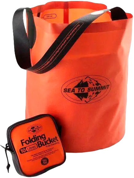 Відро Folding Bucket Red, 20 л від Sea to Summit (STS AFB20) - 3 - Robinzon.ua