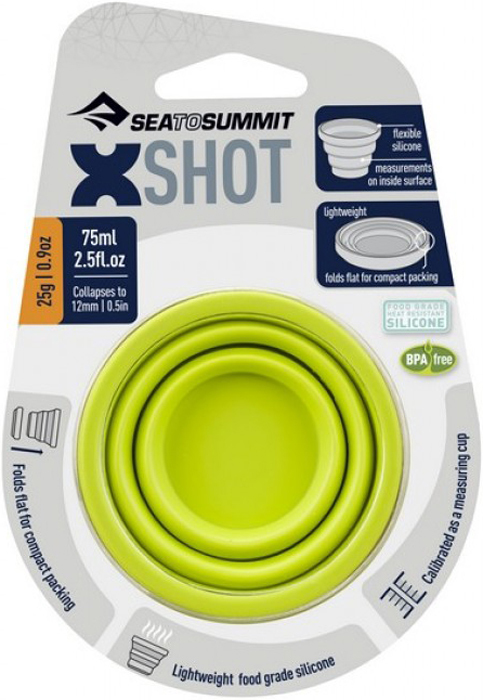 Кружка складная X-Shot Lime, 75 мл от Sea to Summit (STS AXSHOTLI) - 1 - Robinzon.ua