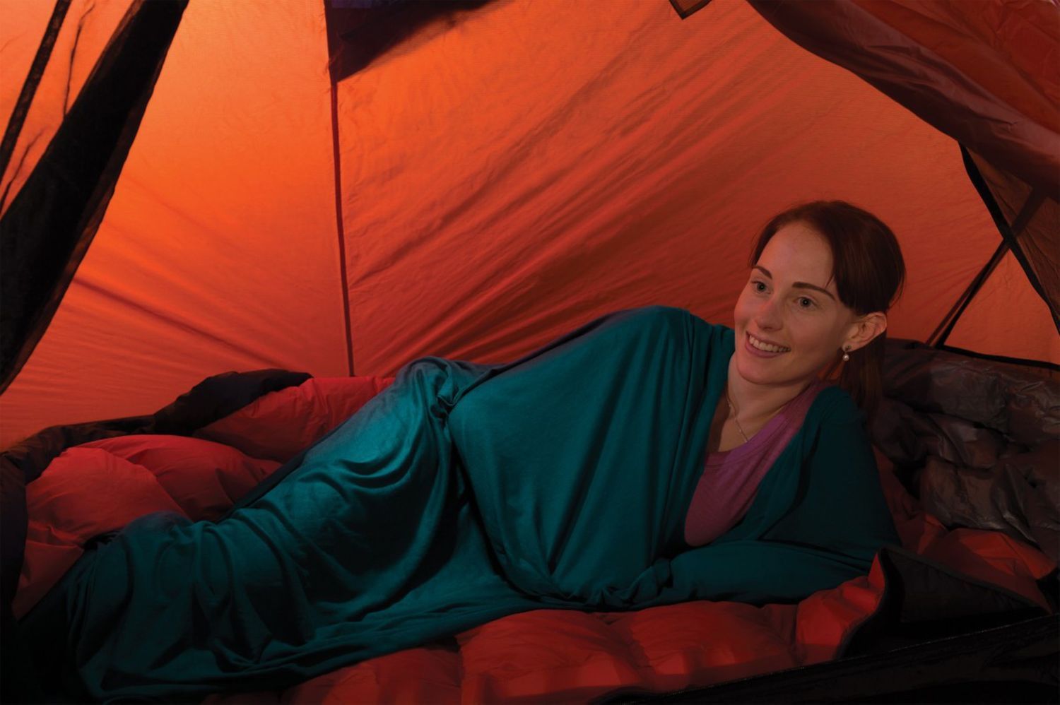 Expander Liner Hood Navy вкладыш в спальник (Green) - 4 - Robinzon.ua