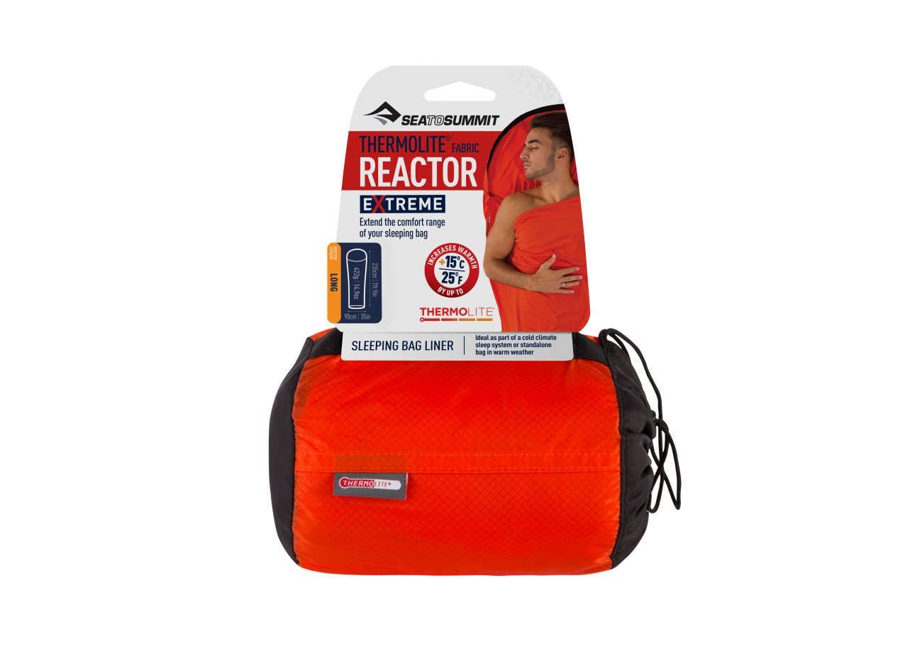 Thermolite Reactor Extreme Long  вкладиш в спальник (Orange Sack/Red Liner, Long) - 1 - Robinzon.ua