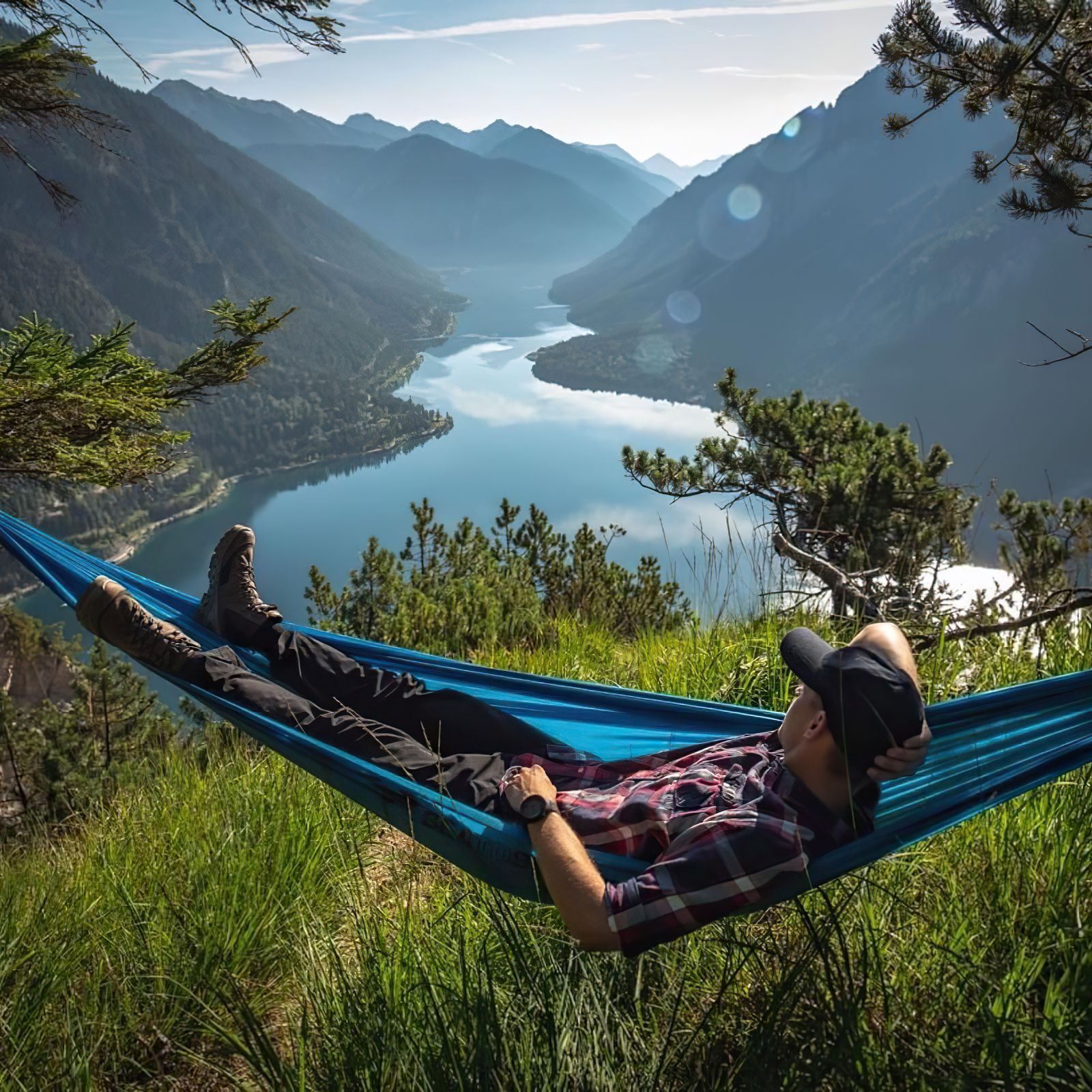 Гамак Hammock Set Pro Single від Sea To Summit; одномісний; Blue (STS AHAMSETSBL) - 1 - Robinzon.ua
