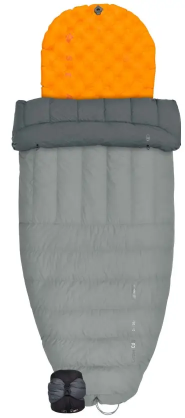 Cinder CdII Quilt спальник-квилт (Pale Grey, Regular) - Robinzon.ua