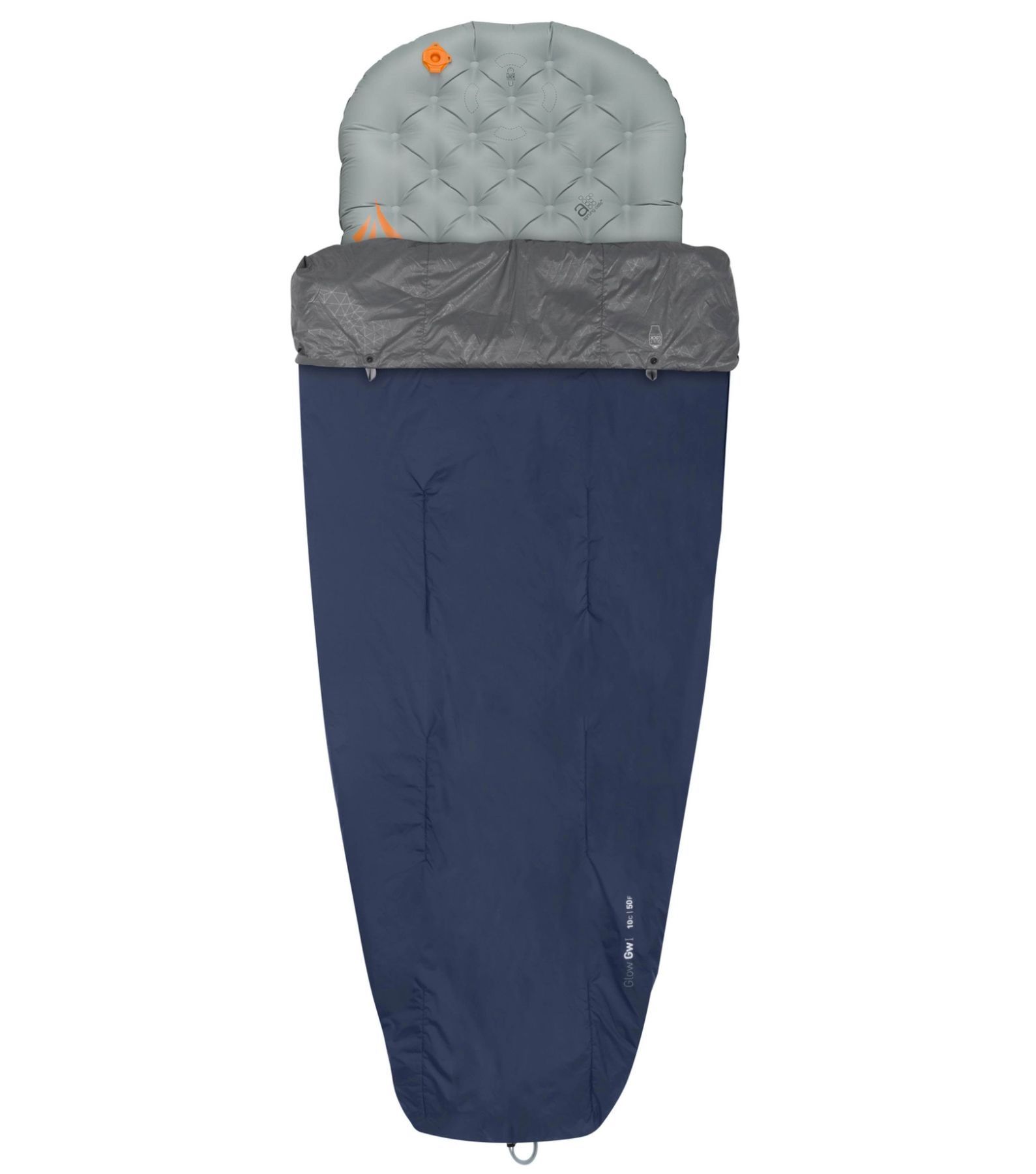 Glow Gw1 Quilt спальник-квилт (Dark Sapphire/Grey, Long) - 2 - Robinzon.ua