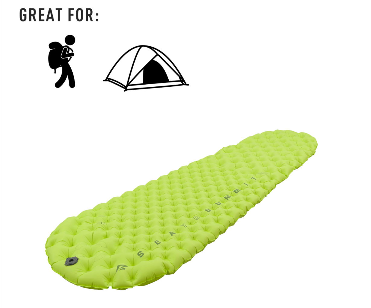 Надувной коврик Sea to Summit Comfort Light Insulated Mat 2020, 201х64х6.3см, Green (STS AMCLINS_L) - 3 - Robinzon.ua