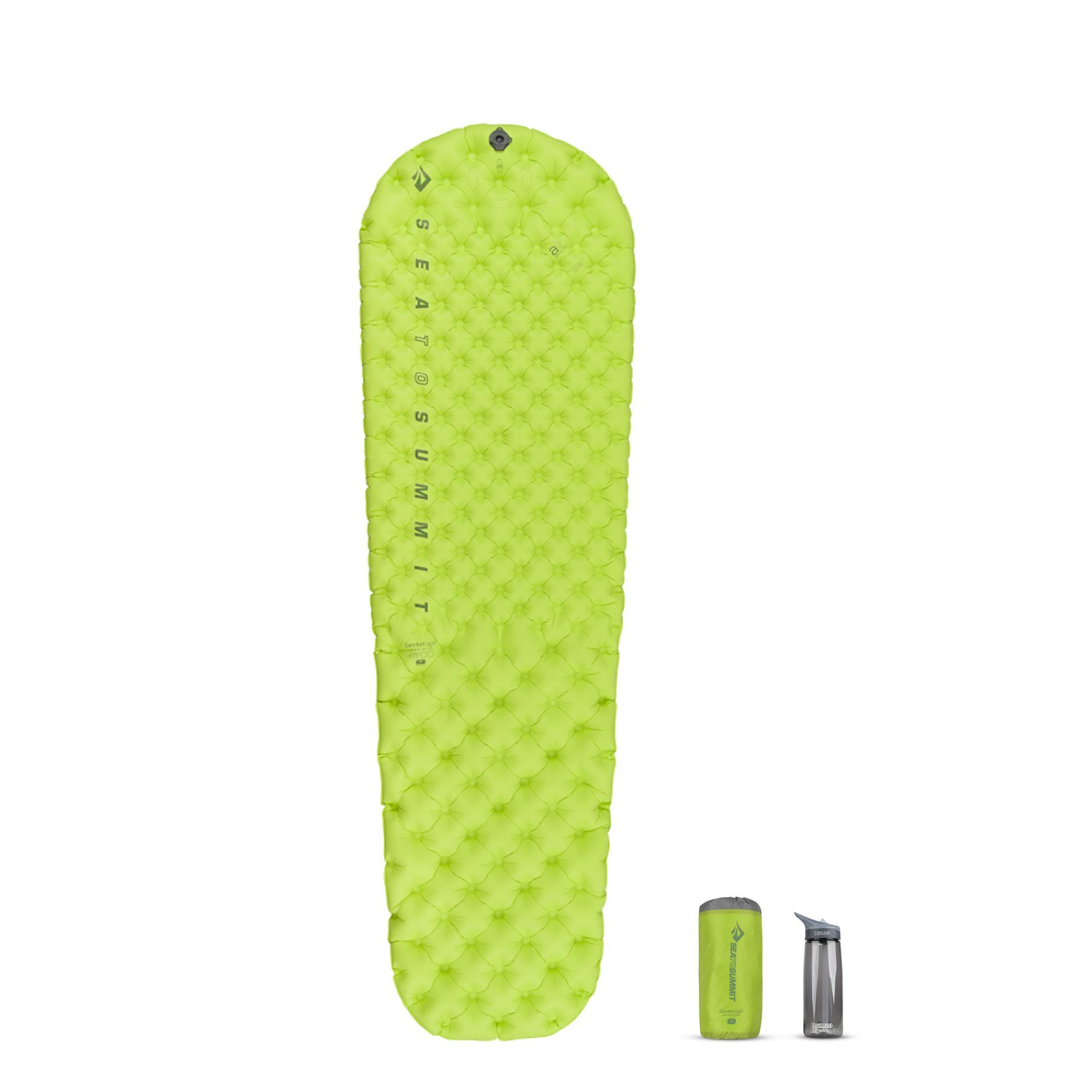Надувной коврик Sea to Summit Comfort Light Insulated Mat 2020, 184х55х6.3см, Green (STS AMCLINS_R) - 1 - Robinzon.ua