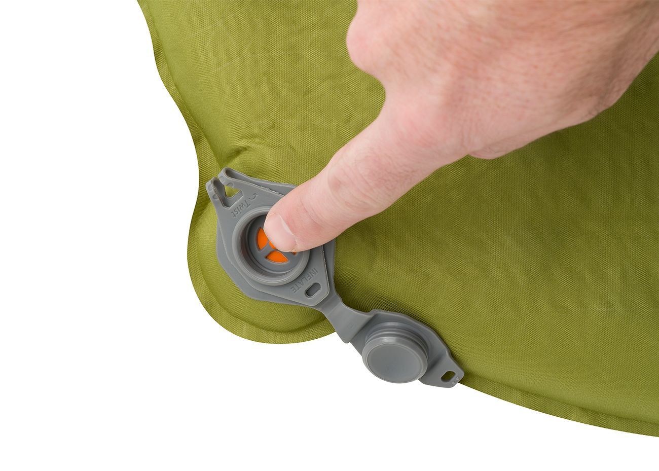 Самонадувающийся коврик Sea to Summit Camp Mat, 198х64х3.8см, Olive (STS AMSICML) - 6 - Robinzon.ua