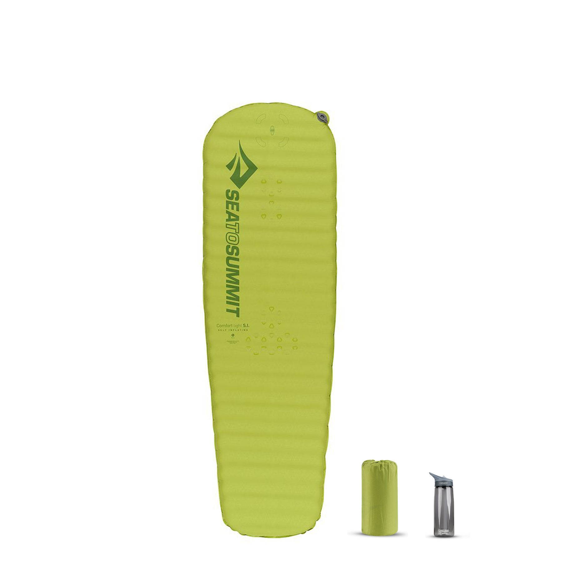 Самонадувний килимок Sea to Summit Comfort Light Mat, 170х51х5см, Green (STS AMSICLS) - Robinzon.ua