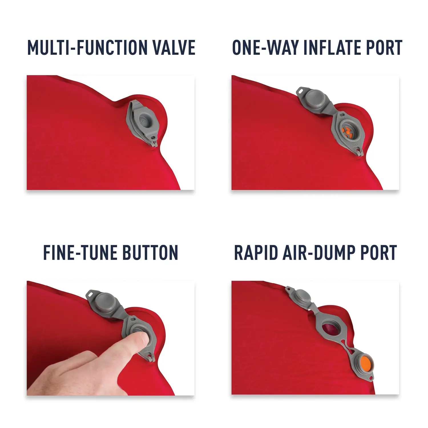 Коврик самонадувной Self Inflating Comfort Plus від Sea To Summit, Dark Red, Large, 198 x 64 х 8см (STS ASM2067-01061909) - 1 - Robinzon.ua