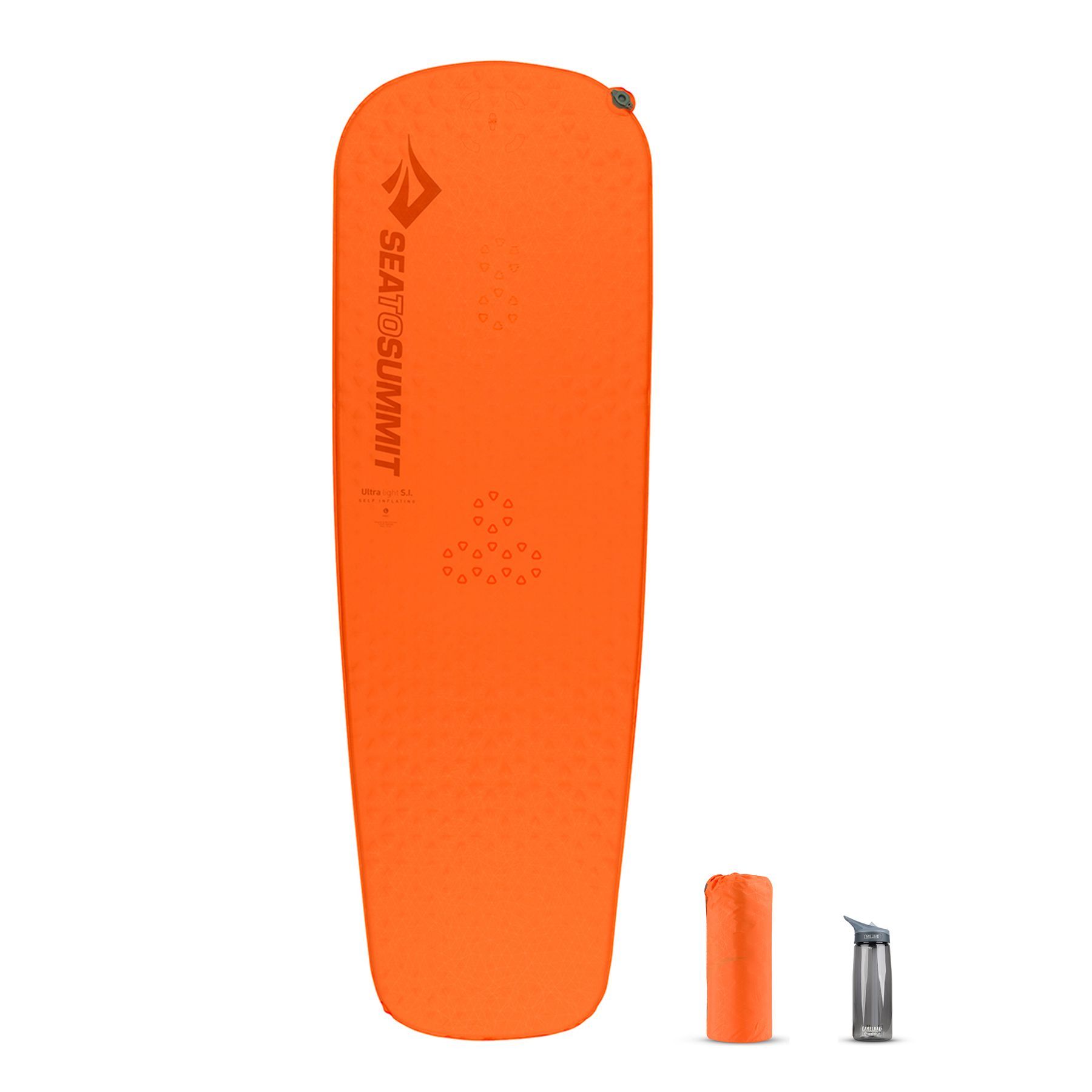 Самонадувающийся коврик Sea to Summit UltraLight Mat, 198х64х2.5см, Orange (STS AMSIULL) - 2 - Robinzon.ua