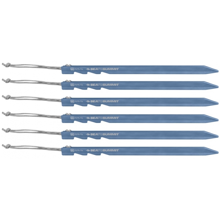 Ultralight Ground Control Tent Pegs (6 Pack) набір кілочків для намету (Blue) - Robinzon.ua
