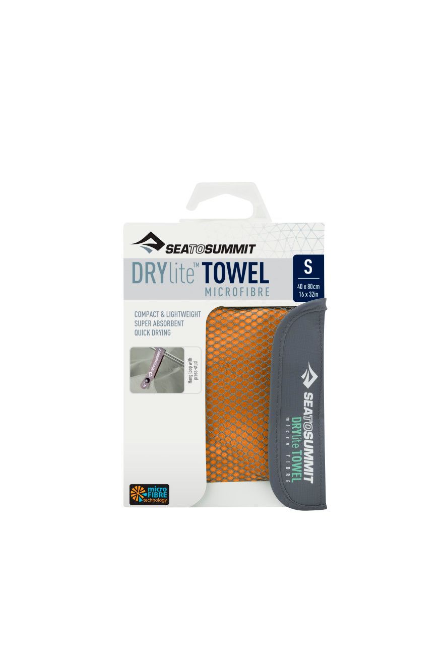 Рушник з мікрофібри DryLite Towel, S - 40х80см, Orange від Sea to Summit (STS ADRYASOR) - 3 - Robinzon.ua