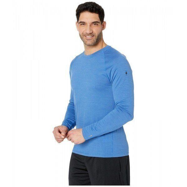 Термофутболка чоловіча Smartwool Merino 150 Baselayer Pattern Long Sleeve Bright Cobalt, р.XL (SW 14051.A28-XL) - 2 - Robinzon.ua