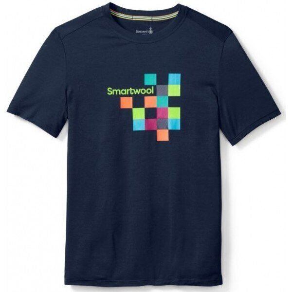 Футболка чоловіча Smartwool Merino 150 Logo Tee Deep Navy, р. S (SW 16059.092-S) - Robinzon.ua