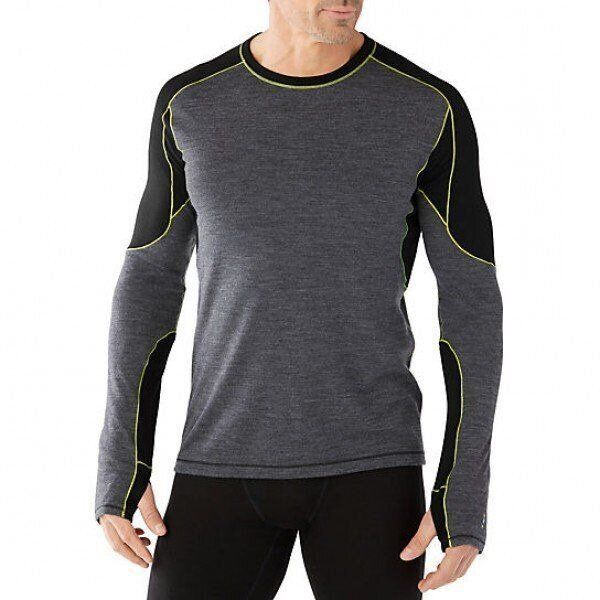 Термофутболка чоловіча Smartwool PhD Light Long Sleeve Charcoal, р.S (SW 14013.003-S) - Robinzon.ua