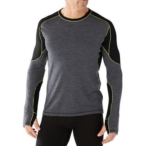 Термофутболка чоловіча Smartwool PhD Light Long Sleeve Charcoal, р.XL (SW 14013.003-XL) - Robinzon.ua