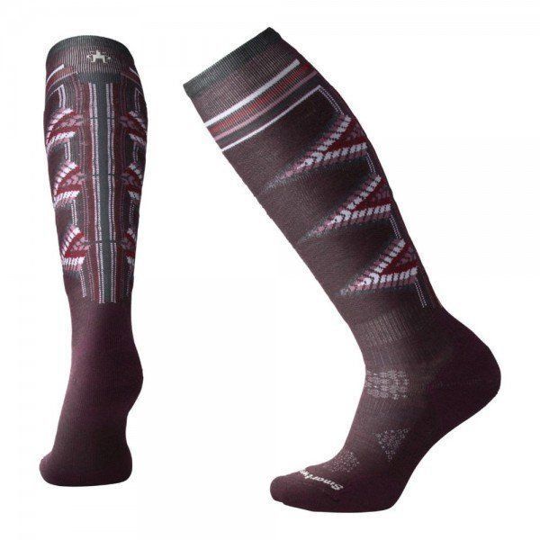 Шкарпетки жіночі Smartwool PhD Ski Light Pattern Bordeaux, р. s (SW 01331.590-S) - Robinzon.ua