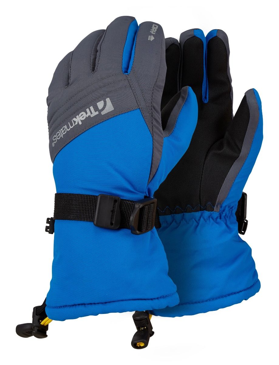Перчатки детские Trekmates Mogul Dry Glove Jnr, slate/black, S (TM-003739/TM-01301) - 3 - Robinzon.ua