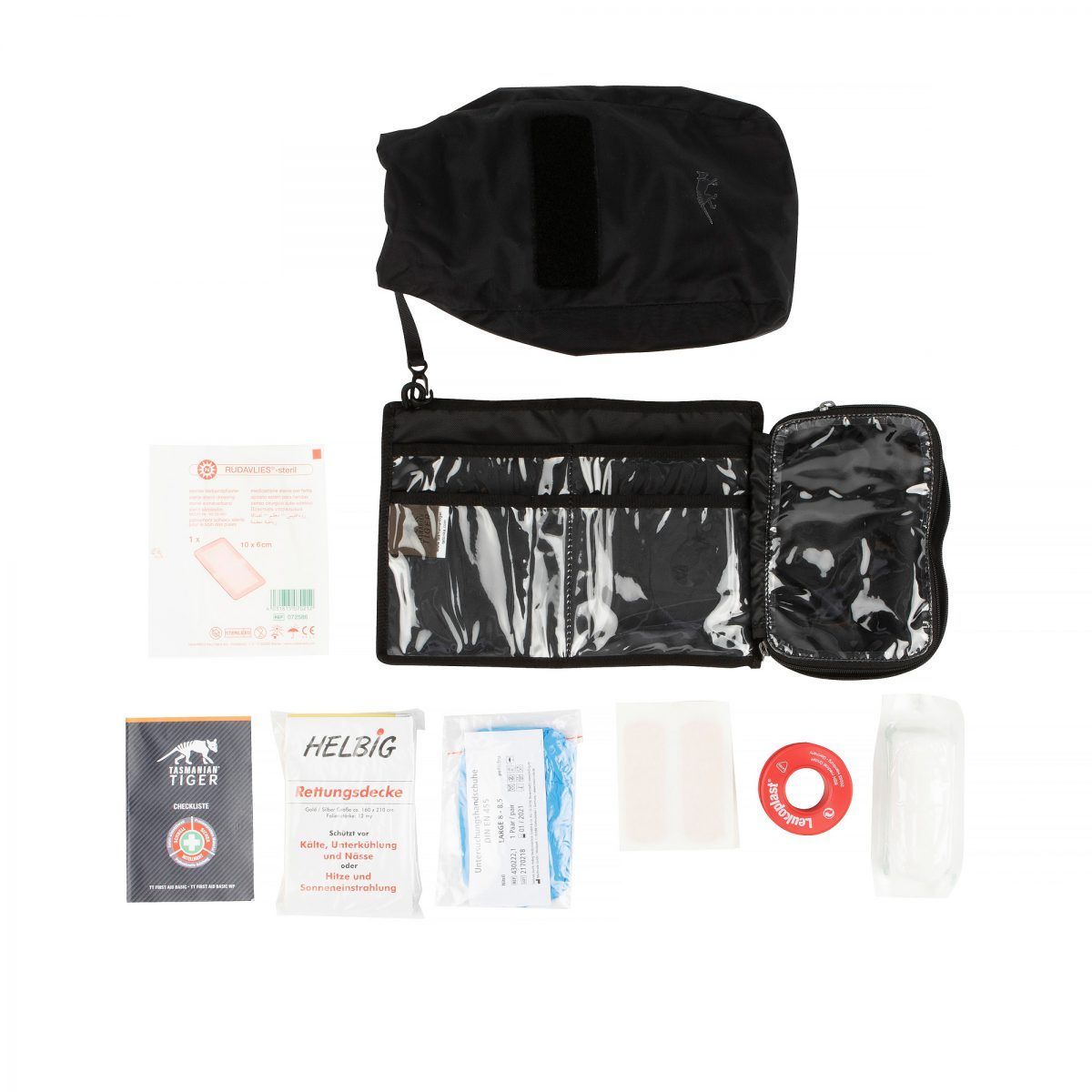 Аптечка заполненная Tasmanian Tiger First Aid Basic WP, Black (TT 7302.040) - 5 - Robinzon.ua