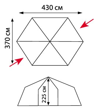Шатер Tramp Lite Mosquito orang - 3 - Robinzon.ua